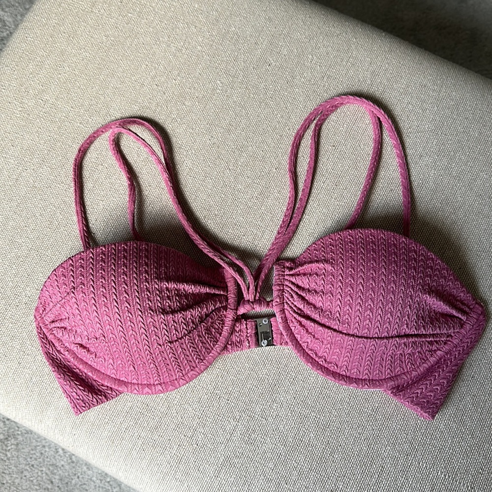 Tularosa Pink Bikini Top - Picture 4 of 7